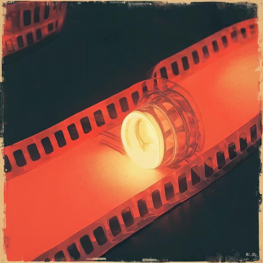 Risograph interpretation: Three lost films. One scrub bar. That's the whole game.