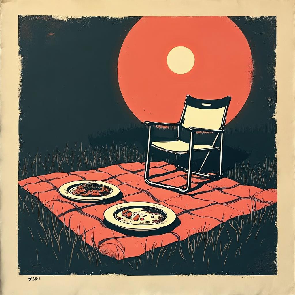 Risograph interpretation: The mystery is never solved. That's the point.